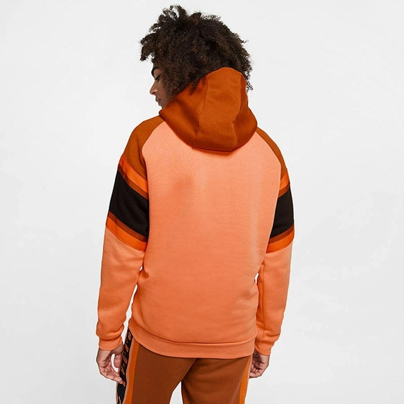 air gradient fleece pullover hoodie